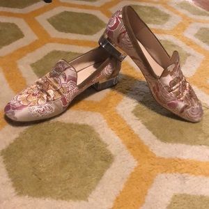 Nine West floral loafers